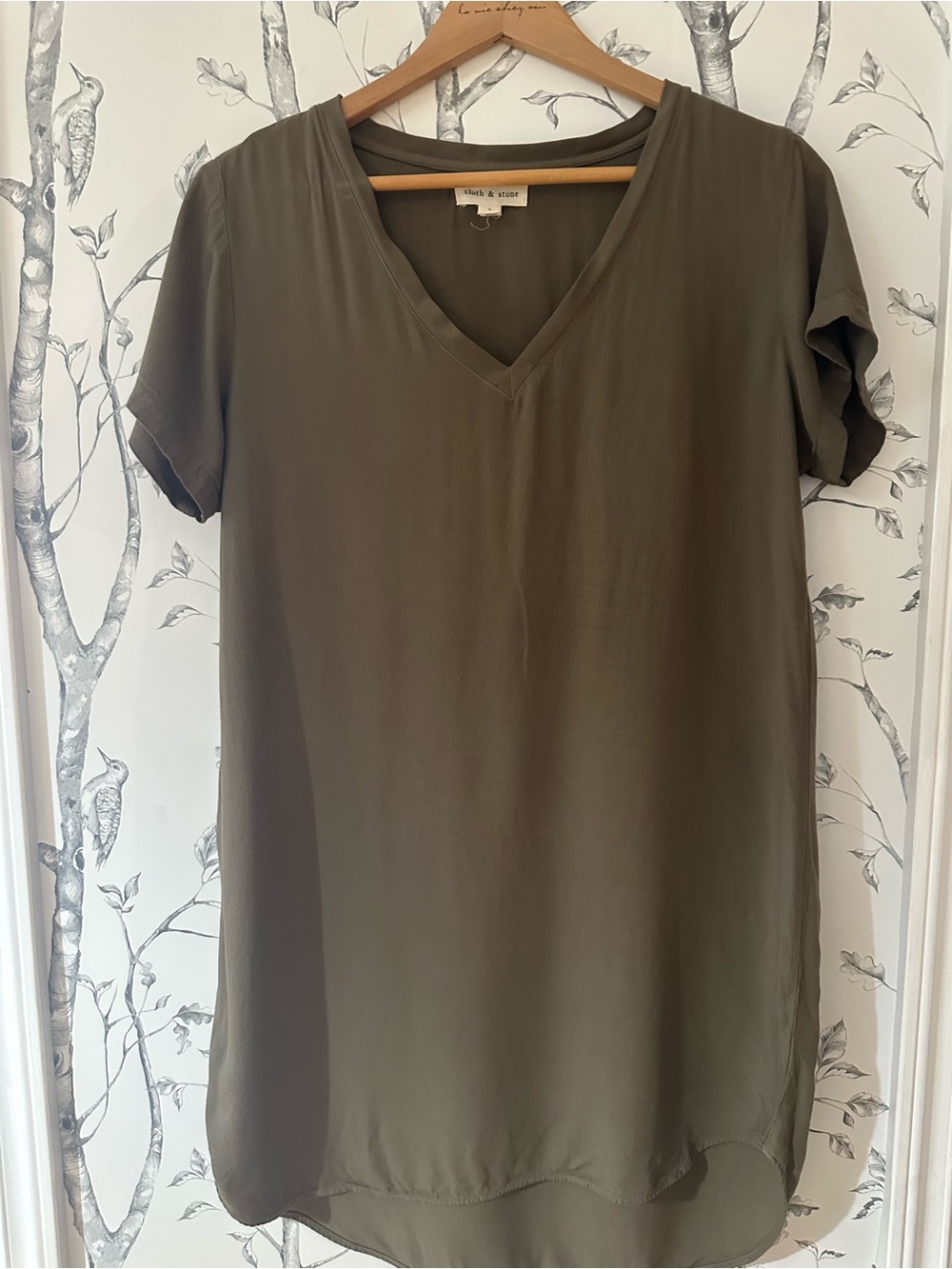 Cloth & Stone Anthropologie V-Neck Tunic Dress – Size L